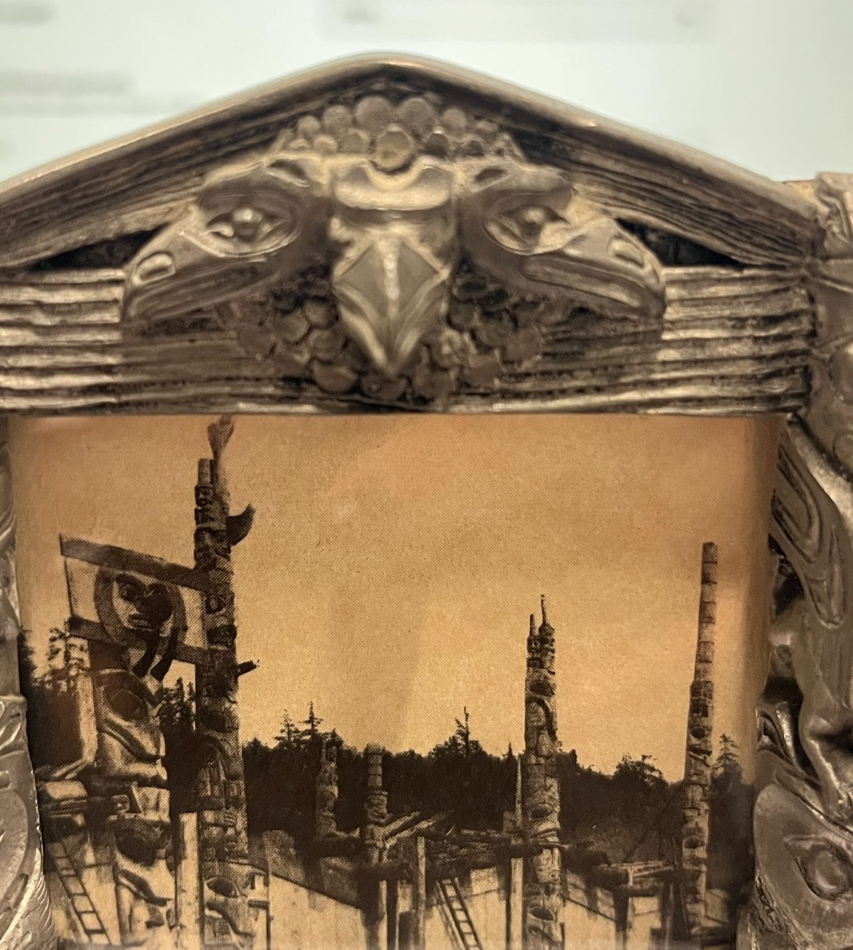 BOMA Fine Pewter Frame-Featuring Native American Canadian Totems