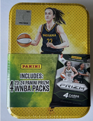 2024 Panini Prizm WNBA Basketball Factory Sealed Caitlyn Clark YELLOW Tin Box