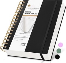 Spiral Notebook Journal, 360 Pages College Ruled Notebooks, Lined Thick Journals