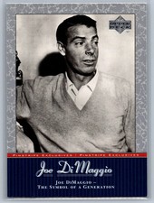 2001 Upper Deck Pinstripe Exclusives #JD56 Joe DiMaggio New York Yankees NMMT