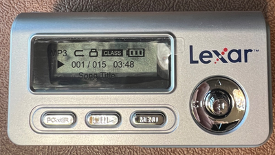 Vintage Lexar Media LDP-400 256 MB Digital Music Player (MP3, WMA