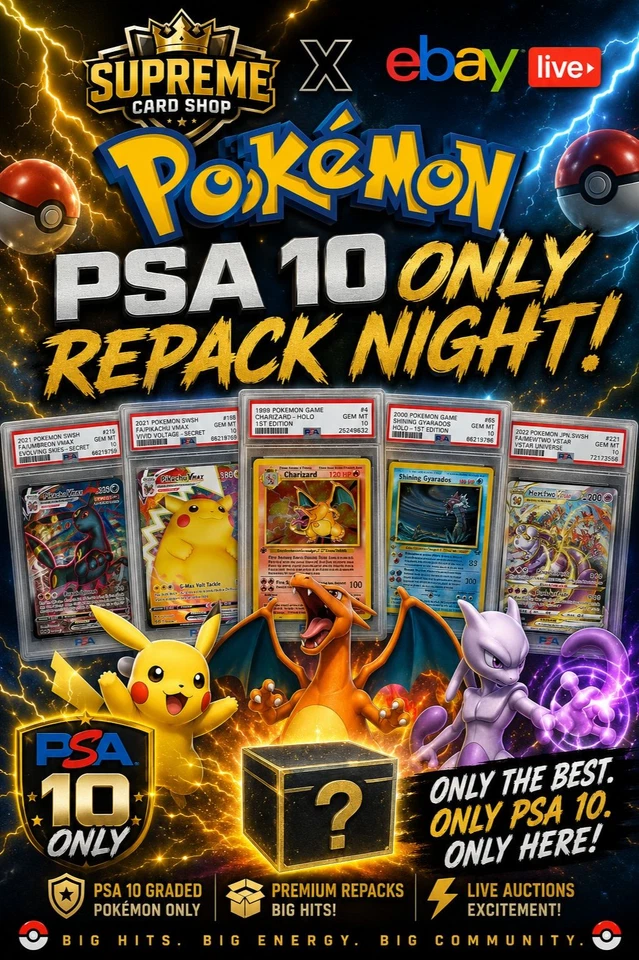 Pokemon Repack Night - Only PSA 10s !