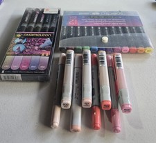 LOTTO RICARICHE INCHIOSTRO Copic + pennarelli pubblicitari set 12 + pennarelli camaleonte set 6 + extra LOTTO