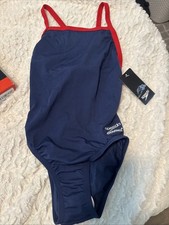 Speedo Youth Competitive Swimsuit Size 10/26 Blue