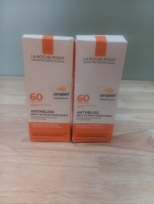 2 La Roche-Posay Anthelios Melt-In Milk Sunscreen SPF 60 Exp 2/2026 New