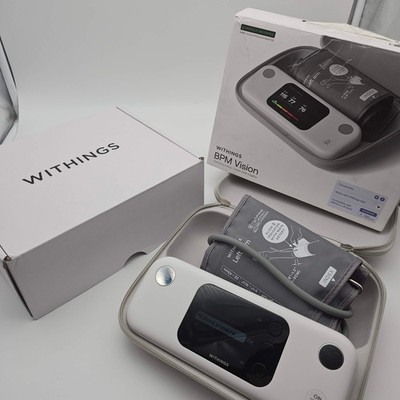 Withings BPM Vision   Smart Arm Blood Pressure Monitor Pre owned working left