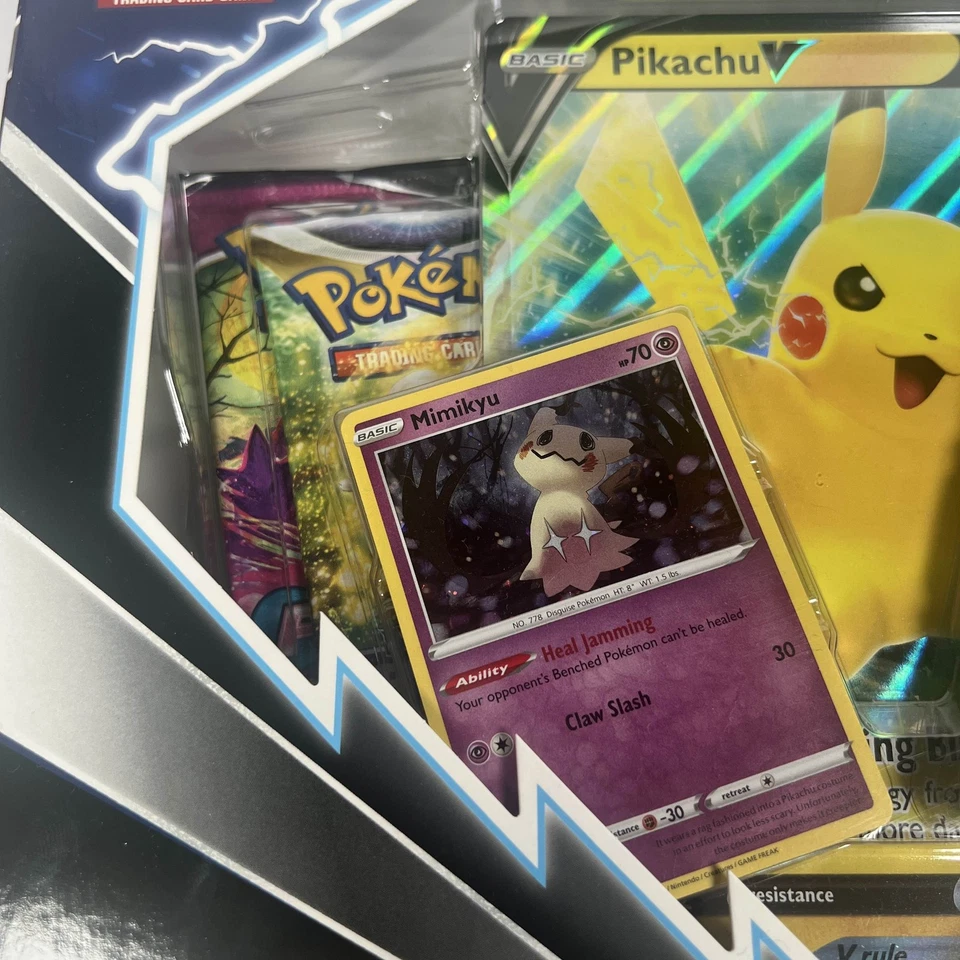 Pokémon TCG:Pikachu V 盒 批量 2 件 密封 – 4 件 Fusion Strike + 4 个明亮的星星 — 第 3/4 张图片