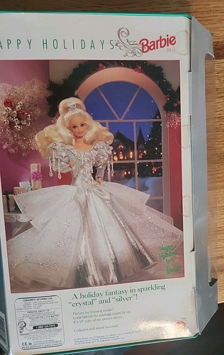 1992 Happy Holidays Special Edition Barbie Doll Mattel #1429 - (Damaged Box) - Picture 8 of 14