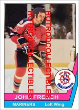 1977-78 OPC O Pee Chee Custom John French San Diego Mariners WHA #442