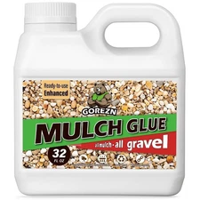 Mulch Glue for Landscaping, 32 OZ Rock Glue for Pea Gravel, Pebbles, Wood and...