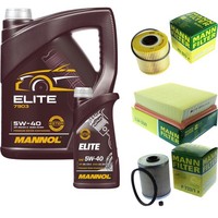 Inspektionspaket 6L Mannol Elite 5W-40 FüR Renault Espace IV 2.2 Dci Laguna II