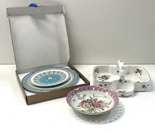 Assorted Porcelain Serving Pieces Finecasa, Trimont and Haddon Lot of 3