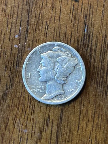 1935D Mercury Dime VG