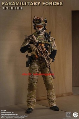 Easy&Simple 26073A Paramilitary Forces Operator 1/6 Scale Limited Action Figure