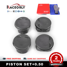 Raceorly Forged Pistons Set Oversized 0.50 23mm For Audi Vw 2.0 Tfsi Ea888 Gen3