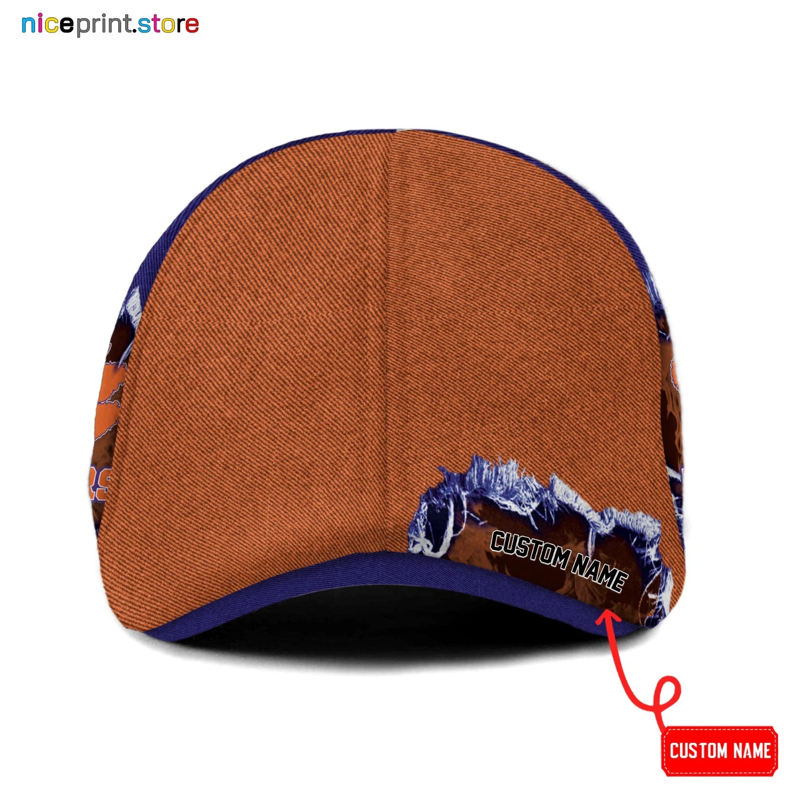 Clemson-Tigers Ivy Cap, Newsboy Cap Gift For Men