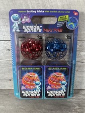 Wonder Sphere-Mini Pro Hover Ball; 2-Pack Blue  Red LED Light STEM Toy New
