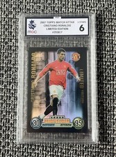 Topps Match Attax 2007-08 Manchester United Cristiano Ronaldo Limited Edition