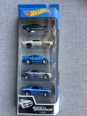 Hot Wheels Fast & Furious (2019) Mattel Car 5-Pack Box Set Factory Sealed Plus 1