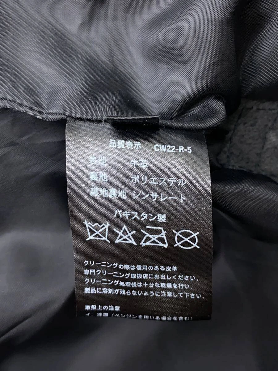 Liugoo Leathers Leather Jacket Blouson/Ll/Cowhide/Blk/Cw22-R-5// 3976 - product detail image 5
