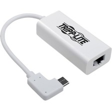 Eaton Tripp Lite Series USB-C to Gigabit Network Adapter with Right Angle USB-C,
