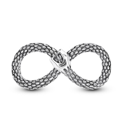 MULA Original Schlange für immer Liebe Charm für Armband 925 Sterling Silber