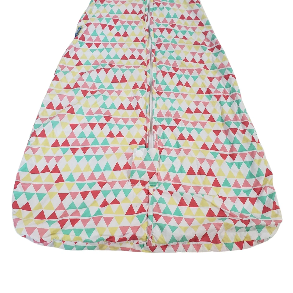 Grobag Saco de Dormir Unisex Multicolor 6-18 Meses Algodón Geométrico Cremallera Completa 32" Foto 3 de 4