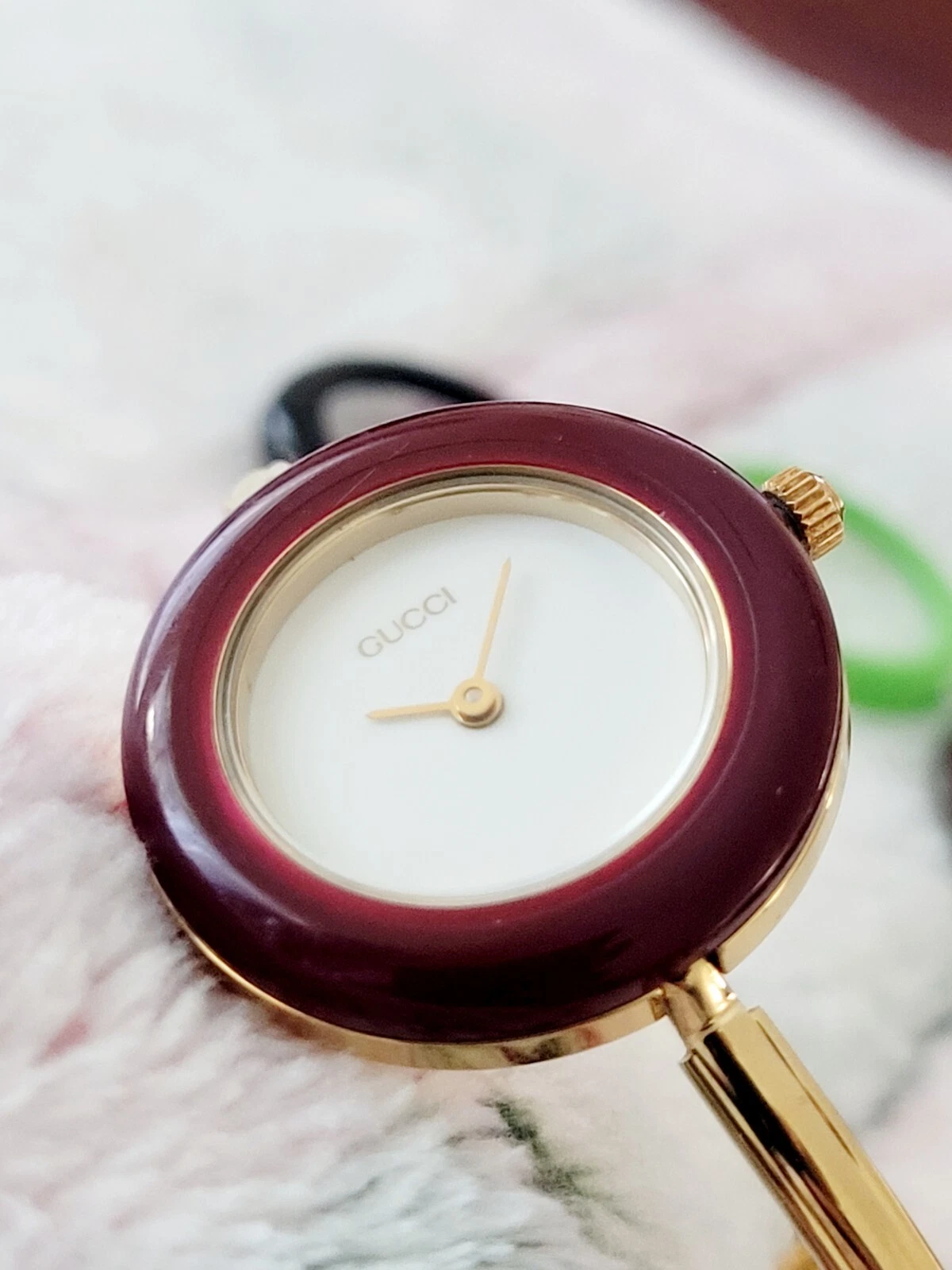 Gucci 11/12,2 ?Femmes,Authentique,Cristal sans rayures,Belle,Excellent,Petite