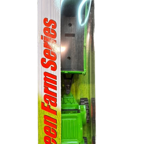 Green Farm FrictionToy grün Bauernhof Traktor & Wagen ab 3 Jahren Neu im Karton - Bild 5 von 6