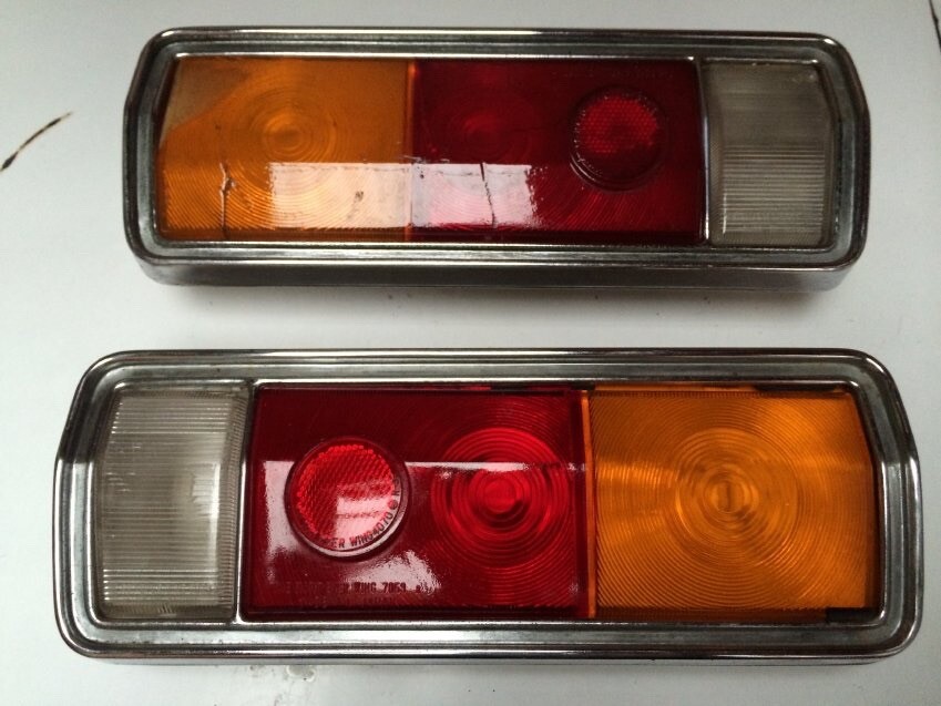 DATSUN 510 BLUEBIRD Taillight Rear Lamps LENS EURO Spec Set