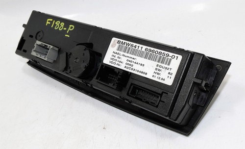 6960859 BMW 1 3 Series Genuine Central Electric AC Heating Control Switch - Picture 7 of 9
