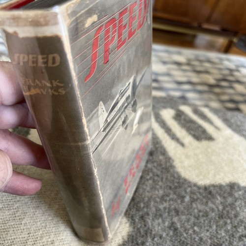 Frank Hawks SIGNED 1931 Speed Book WWI Fighter Pilot Early Texaco Aviator DJ - Picture 2 of 15