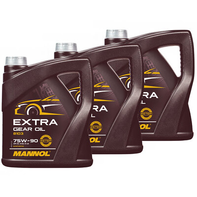 Getriebeöl MANNOL Extra 75W90 API GL 4 3x 4 Liter für Aeon CAN-AM Rex