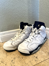 Nike Air Jordan 6 Retro GS Midnight Navy Size 3.5Y Barely worn 384665-141