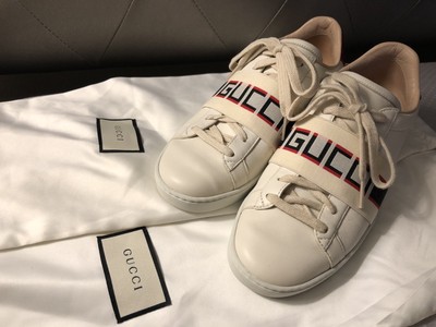 gucci ace logo sneakers
