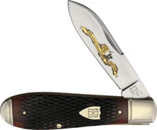 Rough Ryder 30th Anniversary Teardrop Jack Brown Folding Stainless Knife 2628