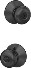 Schlage Plymouth Keyed Entry Panic Proof Door Knob Set F51A PLY