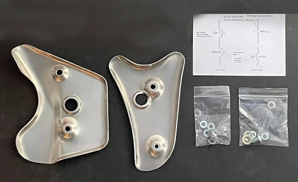 Aluminium FRAME GUARDS kit for KTM 2 Stroke 250-300-360 1993-97 - Изображение 2 из 2