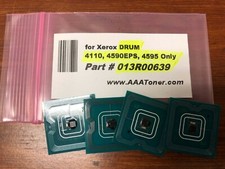 4 x "013R00639" DRUM Chip for Xerox 4110, 4590EPS, 4595 Refill - ONLY   
