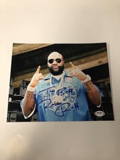 RICK "THE BO$$" ROSS SIGNED PHOTO PSA/DNA COA RAPPER RARE MMG BOSS PSA