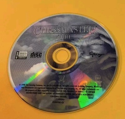 Chessmaster 4000 PC CD popular 3D computer chess king skills learning board game