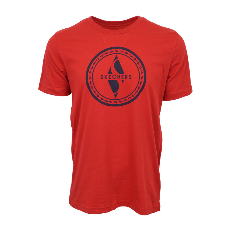 МУЖСКАЯ ФУТБОЛКА С ЛОГОТИПОМ SKECHERS КРАСНАЯ 2090₽