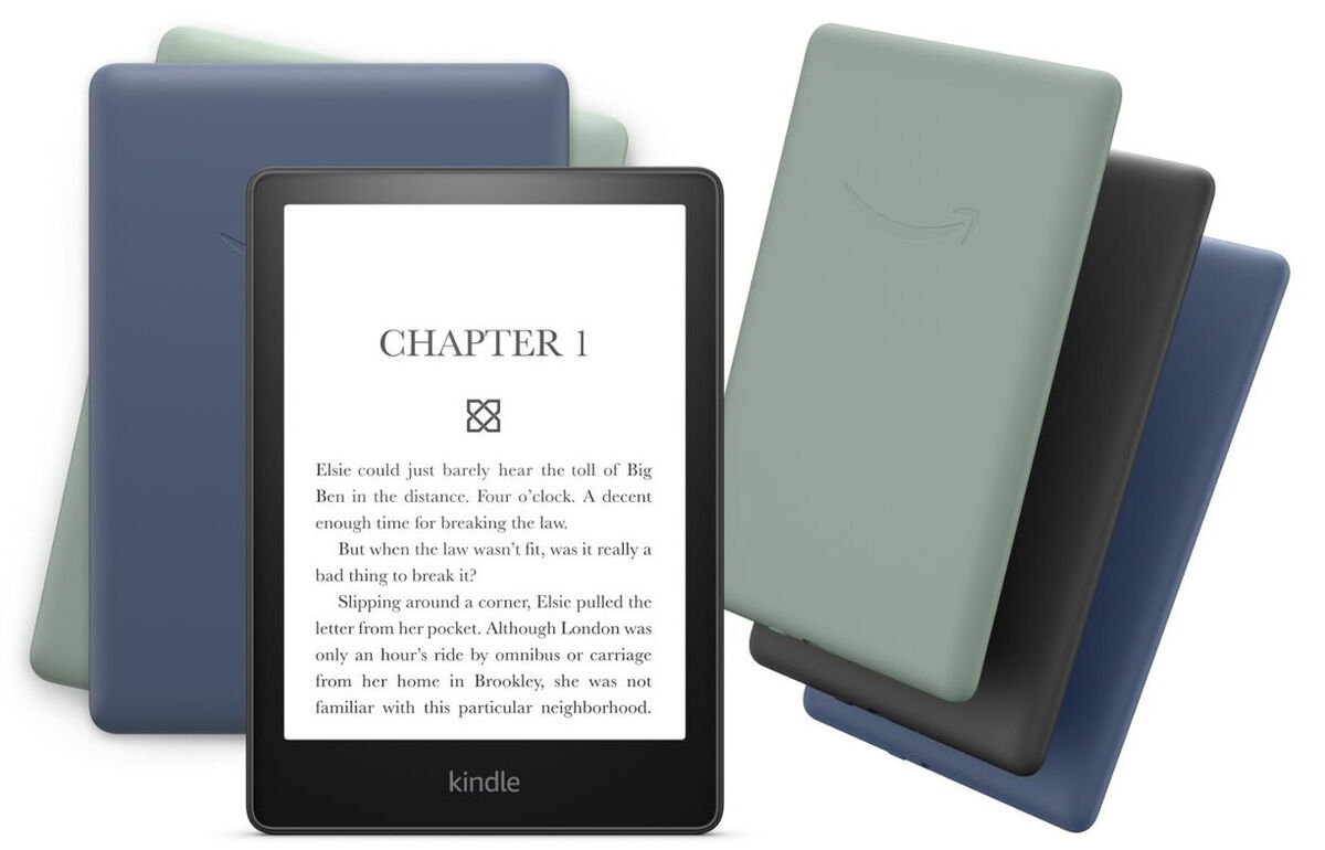 🔥2024 KINDLE PAPERWHITE 16GB 11thGen Adjust WarmLight WIFI 6.8  Blk/Green/Denim