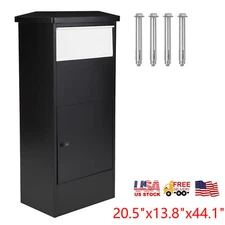 20.5"x13.8"x44.1" Package Letter Delivery Boxes Coded Lock Home Drop Container