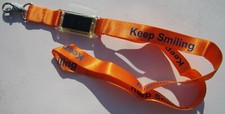 Keep Smiling Lanyard Lanyard NEW A34 