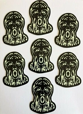 Supreme Glow In The Dark Scream Sticker 100% Authentic SS17 Season