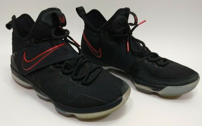 lebron 14 black red
