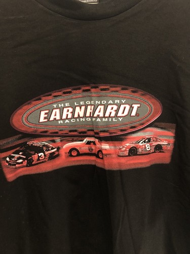 Chase Authentics NASCAR The Legendary Earnhardt Racing Family T-Shirt Black XXL - Picture 2 of 5