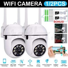 Security Camera System Outdoor Home 360° Wifi Night Vision Cam 1080P HD Wireless