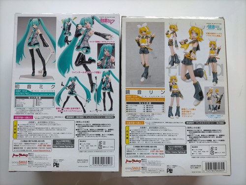 figma Hatsune VOCALOID Hatsune Miku Kagamine Rin Max Factory set de 2 - Imagen 12 de 24